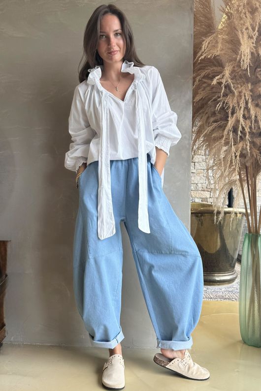 Essential Stretch Classic Barrel Jean Light - 